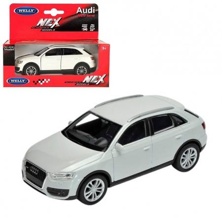 Welly Машинка Audi Q3 металл 43666W-W белый
